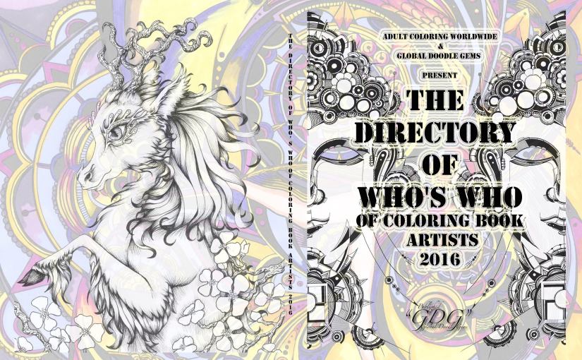 Global Doodle Gems-Adult Coloring Worldwide Kick off… “Artist Directory” Volume 1